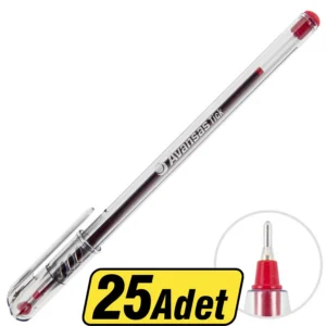Tick Tükenmez Kalem 0.7 mm Uçlu Kırmızı 25'li Paket