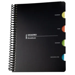 Gıpta Quadro Spiralli PP Kapak A5 150 Yaprak Kareli Defter